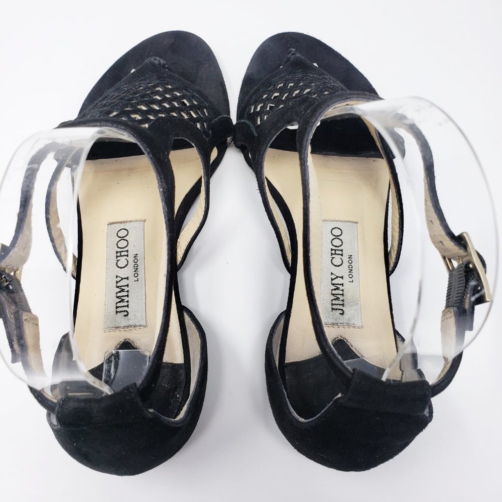 Jimmy Choo Black Sandals for Women - Picture 4 of 8